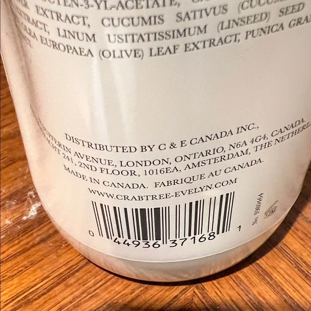 Crabtree & Evelyn Lavender Body Lotion with Floral Design NEW